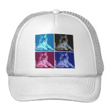 Tigres d'art de bruit casquettes de camionneur