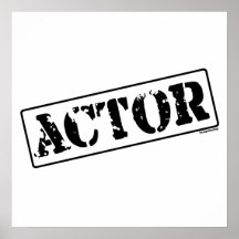 Timbre d'acteur affiche
