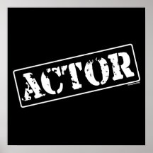 Timbre d'acteur affiche