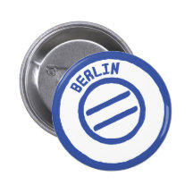 timbre de Berlin Badge Avec Épingle