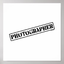 Timbre de photographe affiche
