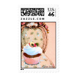 Timbres-poste victoriens de style de chaise du pet
