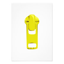 Tirette jaune invitations personnalisées