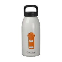Tirette orange bouteille d'eau