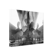 Titanic propellers gallerij wrap canvas