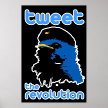 Tjirp het Poster van de Vogel van Che van de Stijl