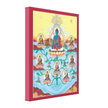 TOILE - 8 médecine Buddhas - maîtres de la guériso Impression Sur Toile