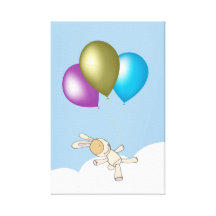 Toile d'art mignonne d'enfants de nounours et de b toiles tendues sur châssis