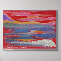 Toile de la Mer Rouge Affiche