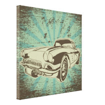 Toile de la voiture du grand-papa