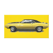 Toile de voiture de muscle impression sur toile
