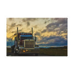 Toile enveloppée par ciel de relais routier toiles tendues sur châssis
