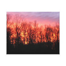 Toile enveloppée par lever de soleil de Firey Toiles Tendues