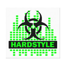 Toile impressionnante de biohazard de Hardstyle Impression Sur Toile
