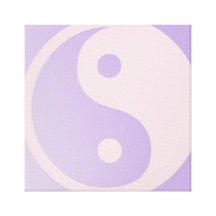 Toile pourpre de Yin Yang Toile Tendue Sur Châssis