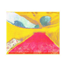 toile *Rapeseed et par Red* enveloppée Impression Sur Toile