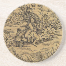 Toile -- Taupe Dessous De Verres