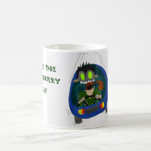Tom dans une voiture tasse à café