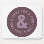 Tom en Jerry Round Logo 9 muismatten