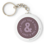 Tom en Jerry Round Logo 9 sleutelhangers