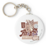 Tom en Jerry Te binden Fit sleutelhangers