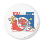 Tom en Jerry Tennis Stars 4 magneten
