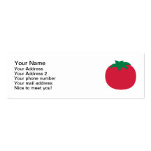 Tomate Modèle De Carte De Visite