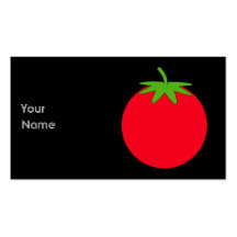 Tomate rouge modèles de cartes de visite