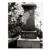 Tombe de Horatio Alger dans Natick, le Massachuset Cartes Postales