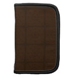 Ton brun chocolat solide sur la grille de ton agendas folio
