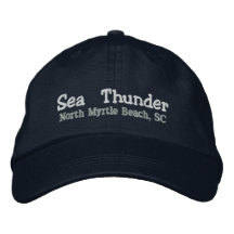 Tonnerre de mer chapeaux brodés