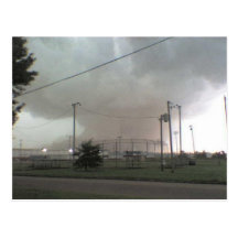 Tornade en carte postale de l'Arkansas