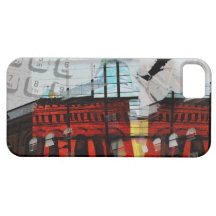 Toronto vlak ijzer die stedelijke collage bouwen iPhone 5 hoesjes