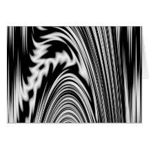 Torsion abstraite noire et blanche carte de vœux