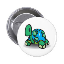 Tortue de jour de la terre badges