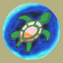 Tortue de mer autocollants