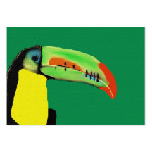 Toucan tropical sud-américain Mousepad Cartes De Visite Personnelles