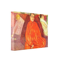 Toulouse-Lautrec - in Divas van de Salon Stretched Canvas Prints