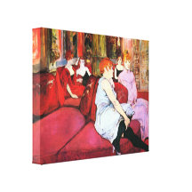 Toulouse-Lautrec - Salon in Rue DE Moulins Canvas Print