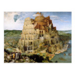 Tour de Babel - Peter Bruegel Carte Postale