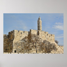 Tour de Jérusalem de David Poster