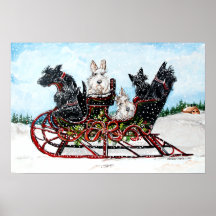 Tour de Sleigh de Scottie Affiches