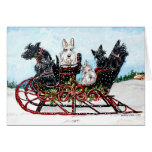Tour de Sleigh de Scottie Carte De Vœux