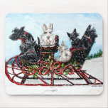 Tour de Sleigh de Scottie Tapis De Souris