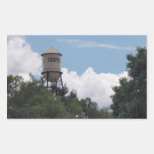 Tour d'eau de Campbell, la Californie Autocollants Rectangulaires