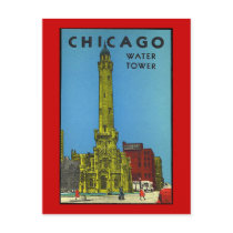 Tour d'eau vintage de Chicago