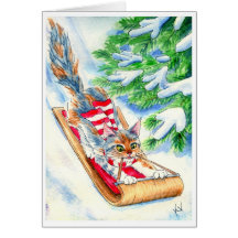 Tour du toboggan du chat carte