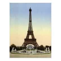 Tour Eiffel 1900 Carte Postale