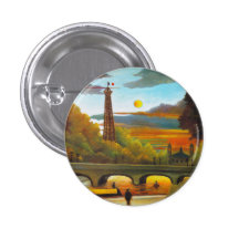 Tour Eiffel de Henri Rousseau au bouton de coucher Badges