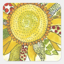 tournesol autocollants